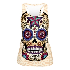 Tank top mexican skull star