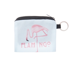 方形零钱包低头火烈鸟 flamingo secession