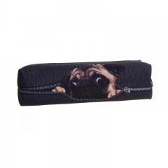 pencil case pug zip