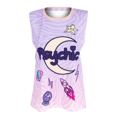 Open sleeve top   PSYCHIC MOON