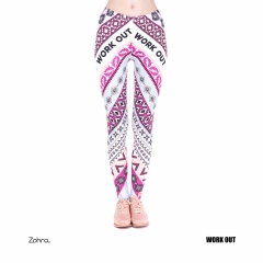 leggings workout aztec pink