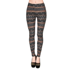 3D print leggings aztec glitter