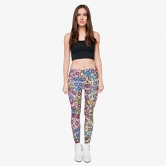 3D print leggings mexican skull