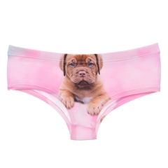 panties puppy pink clouds