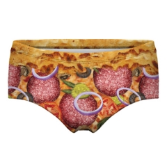 女式内裤披萨salami pizza
