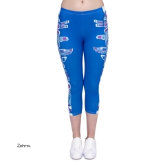 Capri leggings totem-blue