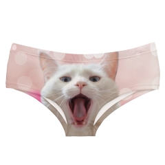 panties  screaming white cat