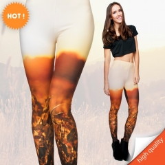 3D print leggings sunset