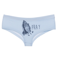 Women panties pray blue
