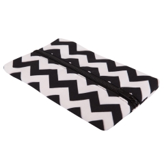 Pencil case BLACK AND WHITE ZIGZAG