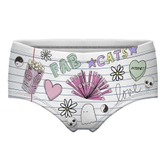 panties doodle notebook