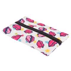 Pencil case PINK LIPS WITH STARS