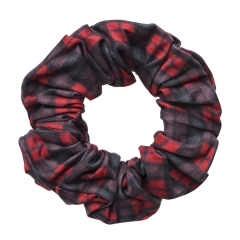 Scrunchies tartan red