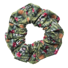 Scrunchies tropical green