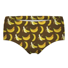 女式内裤褐色底的香蕉banana brown