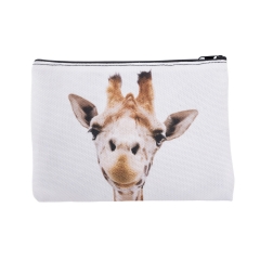 square cosmetic case giraffe