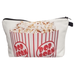 化妆包白底爆米花popcorn box