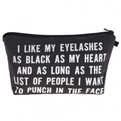 makeup bag I LIKE MY EYELASHES