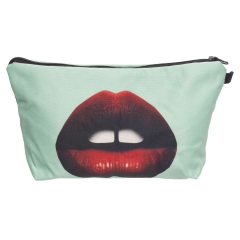 Cosmetic case red lips