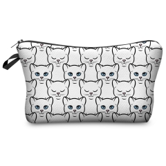 Cosmetic case WHITE CATS