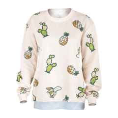 Sweatshirt  CACTUS AND YELLOW FRUITS