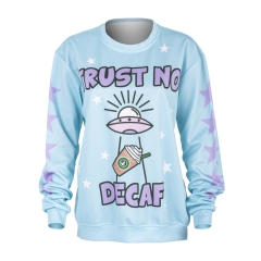 Sweatshirt  BLUZA TRUST NO DECAF