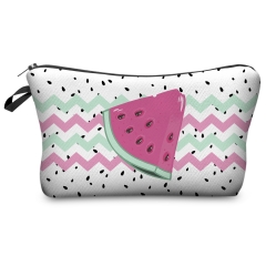 Cosmetic case WATERMELON ZIGZAG