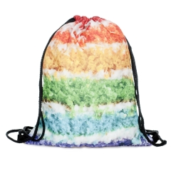 simple backpack rainbow
