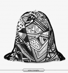 simple backpack aztec triangles