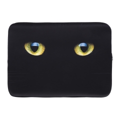电脑包黄眼黑猫 yellow eyes black cat