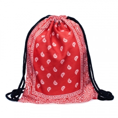 simple backpack full bandana /czerwony/