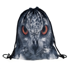 simple backpack black owl