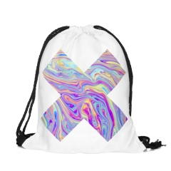 simple backpack holo graphic blue