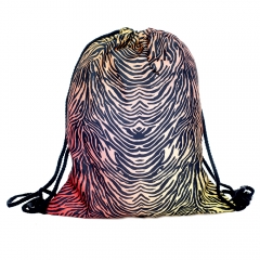 simple backpack zebra fur