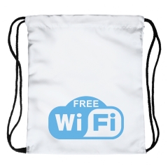 Drawstring bag free wifi
