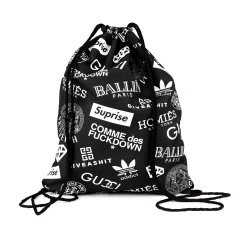 Drawstring bag fake brandts