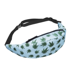 belt bag MARIJUANA TURQUOISE