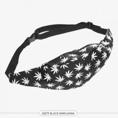 belt bag MARIJUANA BLACK nerka 1