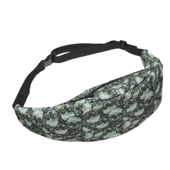 belt bag SKULL GREEN