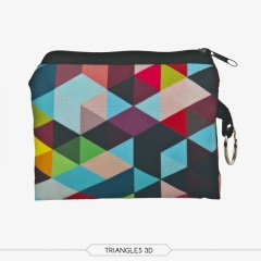 Coin wallet TRIANGLES 3D