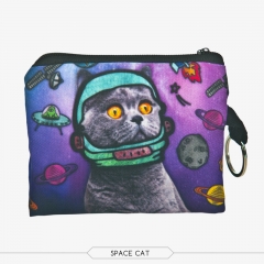 方形零钱包宇航猫SPACE CAT