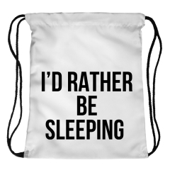 Drawstring bag rather be sleeping