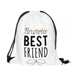 simple backpack brunette
