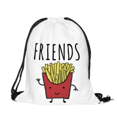 Drawstring bag fries
