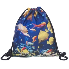 Drawstring bag AQUARIUM