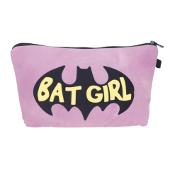 Cosmetic case  batgirl pink