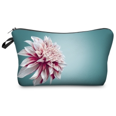 Cosmetic case  amazing pink flower wiz