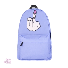 backpack uck you hand purple