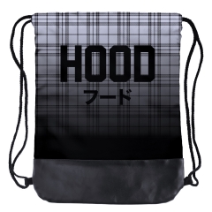 皮底束口袋罩网格HOOD GRID