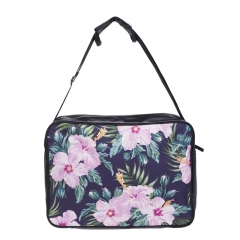 bag tropical pink flower